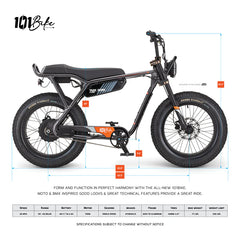 101 Bikes 2025 Seaside E-Bike