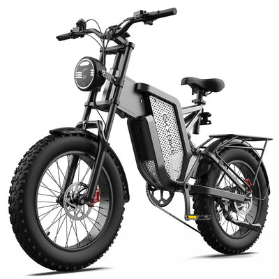 EKX X20 Electric Bike Mountain Moped Ebike 20 Inch Fat Tire 2000W 48V 35AH
