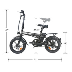 Nakto Skylark 2 Electric Bike 500W - Black