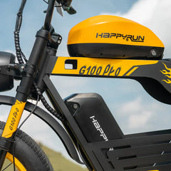 HappyRun G100 Pro 6000W Electric Bike Dual Battery