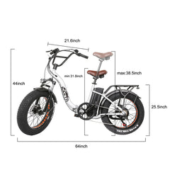 Nakto FOLDING OX Electric Bike 500W