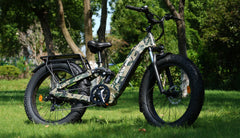 Bee Defender Step-Thru Full Suspension Step-Thru Mountain Electric Bike