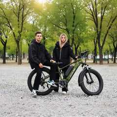 Bee Voyager Dual Batteries Soft Tail Electric Bike