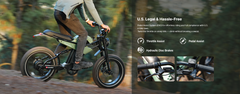 Marsant's X Ant6 Long Range 20" x 4" Fat Tire Pedal Assist Ebike