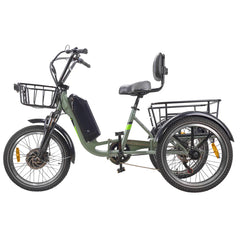 Nakto S02 Electric Trike 500W - Green