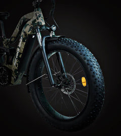 Bee Defender Super Frame Full Suspension Mountain Electric Bike