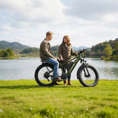 Bee Voyager Dual Batteries Soft Tail Electric Bike