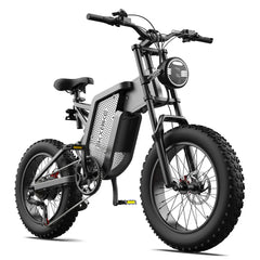 EKX X20 Electric Bike Mountain Moped Ebike 20 Inch Fat Tire 2000W 48V 35AH