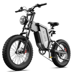 EKX X20 Electric Bike Mountain Moped Ebike 20 Inch Fat Tire 2000W 48V 35AH