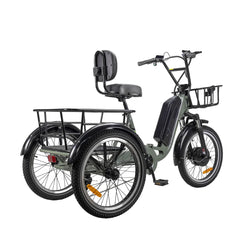 Nakto S02 Electric Trike 500W - Green