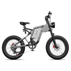 EKX X20 Electric Bike Mountain Moped Ebike 20 Inch Fat Tire 2000W 48V 35AH
