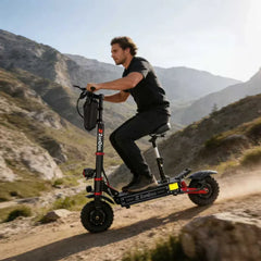 ZonDoo ZO03 Plus 6000W Dual Motor Offroad Electric Scooter - 55 MPH