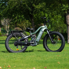 Bee Defender Super Frame Full Suspension Mountain Electric Bike