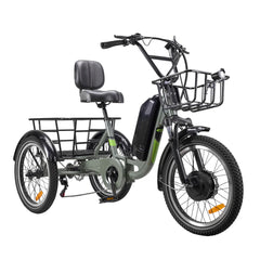 Nakto S02 Electric Trike 500W - Green
