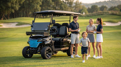 Sun-Cart 4 Seat Electric Golf Cart - 2 Forward, 2 Rear-Facing Seats (2+2)