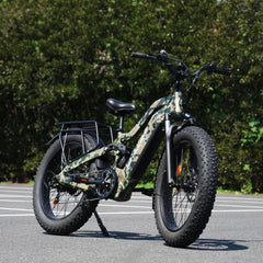 Bee Defender Super Frame Full Suspension Mountain Electric Bike