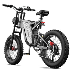 EKX X20 Electric Bike Mountain Moped Ebike 20 Inch Fat Tire 2000W 48V 35AH