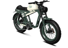 Qiolor Tiger RE Retro Electric Fat Tire Bike - 750W, Up to 130 Mile Range