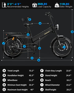 Tesway X7 AWD Step-Over Electric Bike 3600 Dual Motor 200NM Torque