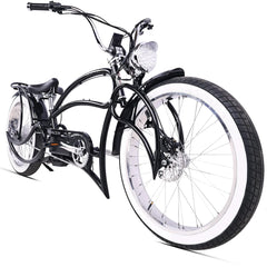 Tracer Beyond Pro 800W 26" Classic Stretch Chopper EBike