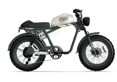 Qiolor Tiger RE Retro Electric Fat Tire Bike - 750W, Up to 130 Mile Range