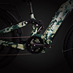 Bee Defender Step-Thru Full Suspension Step-Thru Mountain Electric Bike