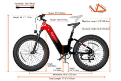 Cyrusher Roam Step-Thru Full-Suspension E-Bike