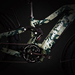 Bee Defender Super Frame Full Suspension Mountain Electric Bike