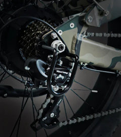 Bee Defender Step-Thru Full Suspension Step-Thru Mountain Electric Bike