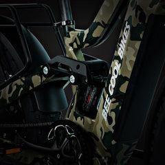 Bee Defender Super Frame Full Suspension Mountain Electric Bike