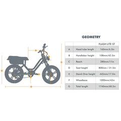 Eunorau FLASH LITE ST 1.0 Electric Bike