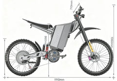 *PREORDER LATE JUNE* EKXBike GTS | X22 Electric Motorcycles 8000W(Peak) Brushless Gearless Motors 72V30AH Lithium Battery Speed 85Kmh Adult Off Road Ebike