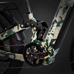 Bee Defender Step-Thru Full Suspension Step-Thru Mountain Electric Bike