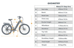 Eunorau META275 ST 1.0 Electric Bike