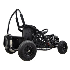 MotoTec Off Road Kids Electric 48v 1000w Go Kart Black