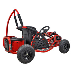 MotoTec Off Road Kids Electric 48v 1000w Go Kart Red
