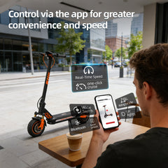 Cunfon RZ1000 Electric Scooter - Dual Motor 2400W, All-Terrain
