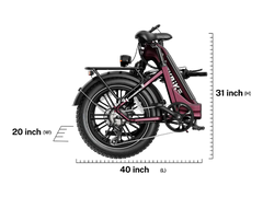 Heybike RANGER S Electric Bike - Top Speed 30 MPH