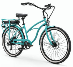 Six Three Zero Around the Block Women's 26" 500W 7 Speed Electric Bike