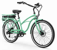 Six Three Zero Around the Block Women's 26" 500W 7 Speed Electric Bike