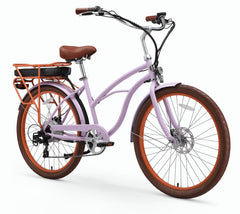 Six Three Zero Around the Block Women's 26" 500W 7 Speed Electric Bike