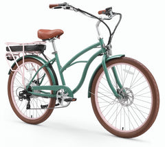 Six Three Zero Around the Block Women's 26" 500W 7 Speed Electric Bike