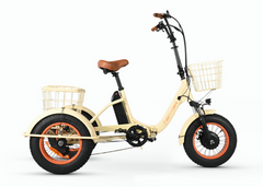 Six Three Zero EZ Transit 20" Fat Tire Electric Trike with Rear Motor