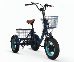Six Three Zero EZ Transit 20" Fat Tire Electric Trike with Rear Motor