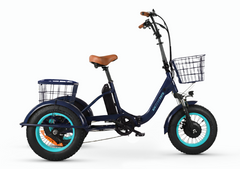 Six Three Zero EZ Transit 20" Fat Tire Electric Trike with Rear Motor