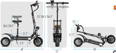 Teewing X5 6000W Dual Motor Electric Scooter