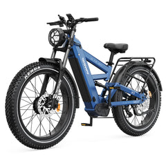Tesway X9 AWD Electric Mountain Bike with Rear Rack 4000W Dual Motors