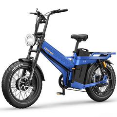 Tesway X7 AWD Step-Over Electric Bike 3600 Dual Motor 200NM Torque