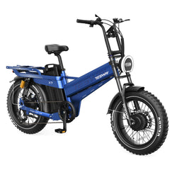 Tesway X7 AWD Step-Over Electric Bike 3600 Dual Motor 200NM Torque