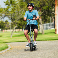 Razor E300S Electric Scooter Seated